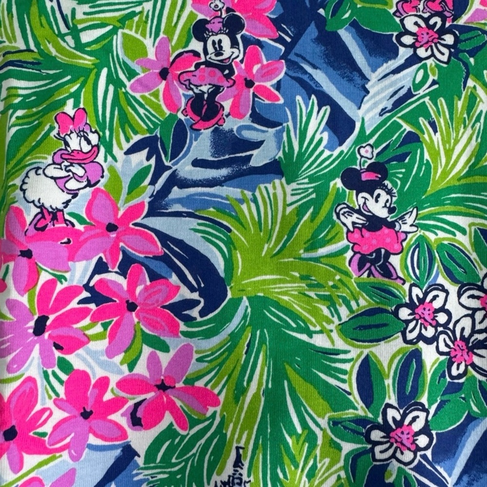 Lilly Pulitzer Disney Dreamin Leona Full Zip Utility Jacket Size L - Picture 4 of 4